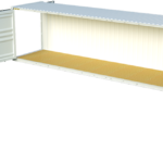 CONTENEDOR DE TRANSPORTE HC DE 45 PIES CON LADO ABIERTO