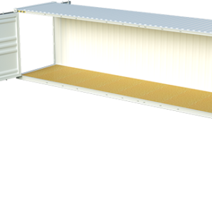 CONTENEDOR DE TRANSPORTE HC DE 45 PIES CON LADO ABIERTO