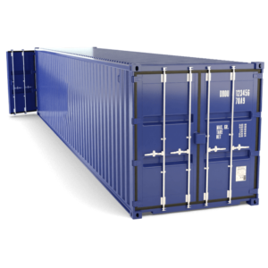CONTENEDOR MARÍTIMO DE 45 PIES CON TECHO ABIERTO